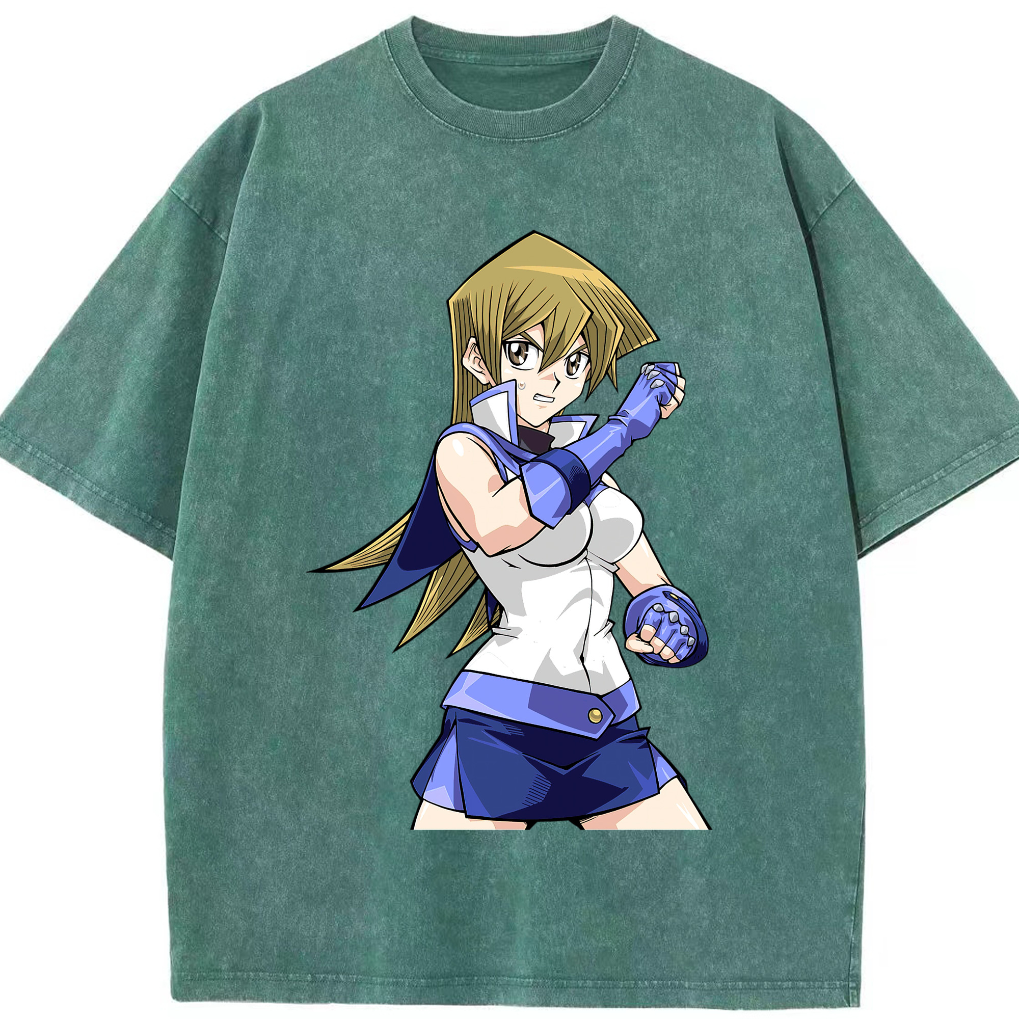 （画像用） 遊☆戯☆王 Yu-Gi-Oh! 綿100% ヴィンテージ風 半袖Tシャツ（フロントプリント）